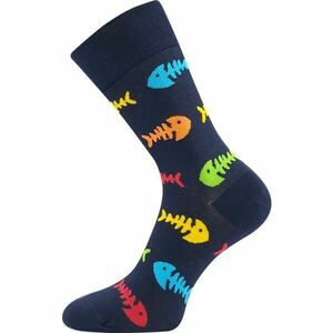 Lonka FISH Unisexové ponožky, tmavě modrá, velikost obraz