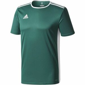 adidas ENTRADA 18 JERSEY Pánský fotbalový dres, tmavě zelená, velikost obraz