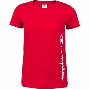 Champion CREWNECK T-SHIRT Dámské tričko, červená, velikost obraz