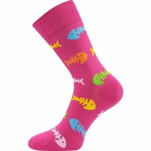 Lonka FISH Unisexové ponožky, růžová, velikost obraz