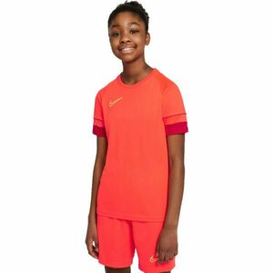 Nike DRI-FIT ACADEMY Dětské fotbalové tričko, červená, velikost obraz