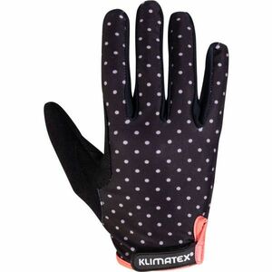 Klimatex NINE Dámské cyklistické prstové rukavice, černá, velikost obraz