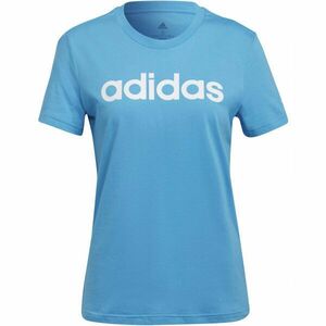 adidas LINEAR TEE Dámské tričko, modrá, velikost obraz