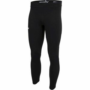 Swix FOCUS WARM TIGHTS Pánské prodyšné a hřejivé elastické kalhoty, černá, velikost obraz