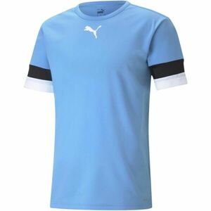 Puma TEAMRISE JERSEY TEE Pánské fotbalové triko, světle modrá, velikost obraz