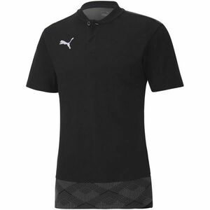 Puma TEAM FINAL 21 CASUALS POLO SHIRT Pánské triko, černá, velikost obraz