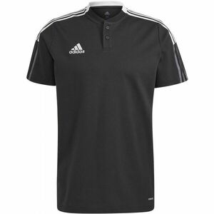 adidas TIRO 21 POLO SHIRT Pánské fotbalové triko, černá, velikost obraz