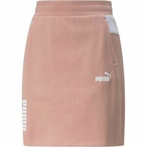 Puma POWE COLORBLOCK SKIRT Dámská sukně, růžová, velikost obraz