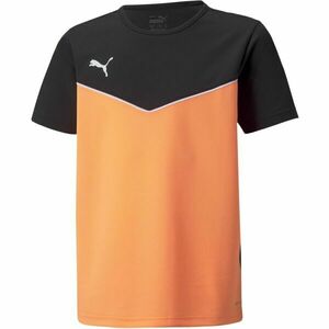 Puma INDIVIDUALRISE JERSEY TEE Chlapecké fotbalové triko, oranžová, velikost obraz