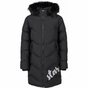 Lewro STAR Dívčí zimní kabát, černá, velikost obraz