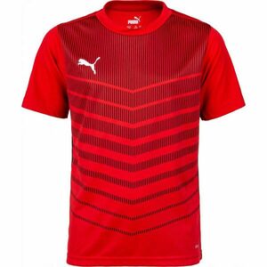 Puma FOOTBALL PLAY GRAPHIC TEE Chlapecký dres, červená, velikost obraz