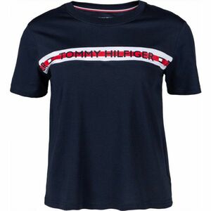 Tommy Hilfiger SS TEE Dámské tričko, tmavě modrá, velikost obraz
