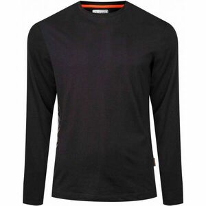 Kappa LOGO MILEV Pánské triko s dlouhým rukávem, černá, velikost obraz