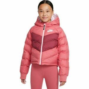 Nike SPORTSWEAR Dívčí bunda, růžová, velikost obraz