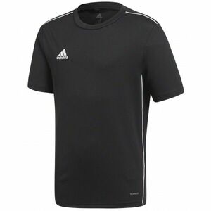 adidas CORE 18 JERSEY Juniorský fotbalový dres, černá, velikost obraz
