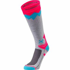 Klimatex TOLI Dětské lyžařské ponožky, šedá, velikost obraz