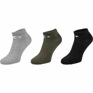 Converse BASIC MEN LOW CUT 3PP Pánské ponožky, černá, velikost obraz