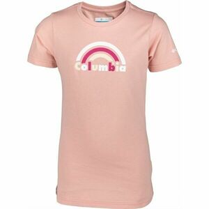 Columbia MISSION LAKE SHORT CRAPHIC SHIRT Dívčí tričko, růžová, veľkosť L obraz