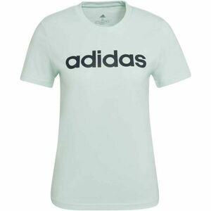 adidas LINEAR TEE Dámské tričko, světle zelená, velikost obraz