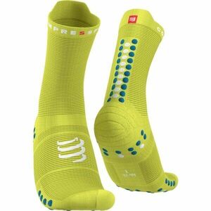 Compressport PRO RACING SOCK v4.0 RUN HIGH Běžecké ponožky, zelená, velikost obraz