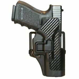 Pouzdro SERPA CQC CARBON BlackHawk® Glock 19, 23, 32, 36 (Barva: Černá, Varianta: levá strana) obraz
