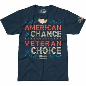Pánské tričko 7.62 Design® Veteran By Choice - modré (Velikost: S) obraz