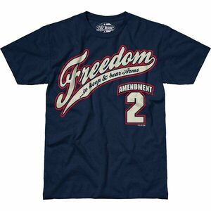 Pánské tričko 7.62 Design® 2nd Amendment Freedom - modré (Velikost: S) obraz