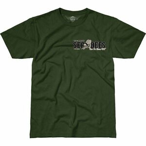 Pánské tričko 7.62 Design® US Navy Seabees - zelené (Velikost: S) obraz