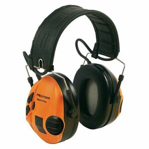 Elektronická ochranná sluchátka 3M® PELTOR® SportTac™ Slimline – Zelená / oranžová (Barva: Zelená / oranžová) obraz