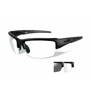 Střelecké brýle Wiley X® Saint, sada - černý rámeček, sada - čiré a kouřově šedé čočky (Barva: Černá, Čočky: Čiré + Kouřově šedé) obraz