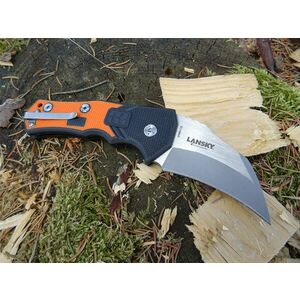 Zavírací nůž Lansky® Madrock World Legal Knife - oranžový obraz
