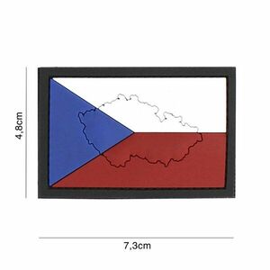 Nášivka vlajka Česká republika 101INC® - barevná obraz