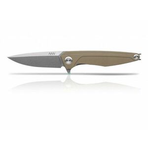 Zavírací nůž ANV® Z300 G10 Liner Lock - Olive Green rukojeť, šedá čepel - Stone Wash (Barva: Olive Green, Varianta: Šedá čepel - Stone Wash) obraz