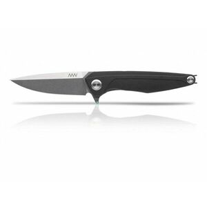 Zavírací nůž ANV® Z300 G10 Liner Lock - Černá rukojeť, šedá čepel - Stone Wash (Barva: Černá, Varianta: Šedá čepel - Stone Wash) obraz