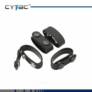 Zajišťovací spony Duty Gear na služební opasek Cytac® 4 kusy - černé obraz