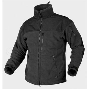 Fleecová bunda Classic Windblocker Helikon-Tex® – Černá (Barva: Černá, Velikost: 3XL) obraz