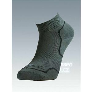 Ponožky se stříbrem Batac Classic short - oliv (Barva: Olive Green, Velikost: 3-4) obraz