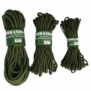 Lano Commando MFH® 15 m, průměr 5 mm – Olive Green (Barva: Olive Green) obraz