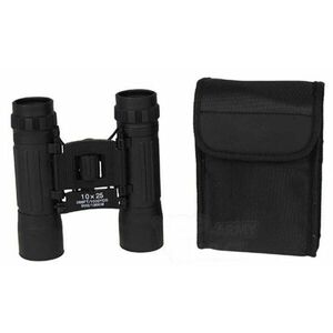 Binokulární kapesní dalekohled MFH® univerzální 10x 25 - černý (Barva: Černá) obraz