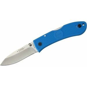 Zavírací nůž KA-BAR® Dozier Folding Hunter – Stříbrná čepel – Satin, Modrá (Barva: Modrá, Varianta: Stříbrná čepel – Satin) obraz