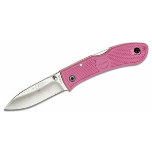 Zavírací nůž KA-BAR® Dozier Folding Hunter – Stříbrná čepel – Satin, Růžová (Barva: Růžová, Varianta: Stříbrná čepel – Satin) obraz