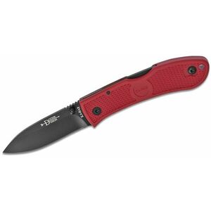 Zavírací nůž KA-BAR® Dozier Folding Hunter – Černá čepel, Červená (Barva: Červená, Varianta: Černá čepel) obraz