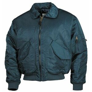 Bunda MFH® Flight Jacket CWU “Bomber“ – Navy Blue (Barva: Navy Blue, Velikost: M) obraz