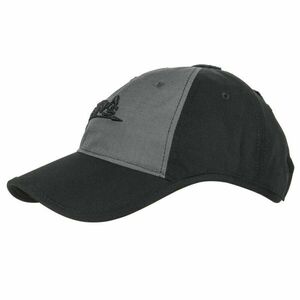 Kšiltovka „baseballka“ Logo Cap Ripstop Helikon-Tex® – Černá / Shadow Grey (Barva: Černá / Shadow Grey) obraz