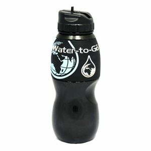 Lahev s filtrem Water-to-Go™ 75 cl – Černá (Barva: Černá) obraz