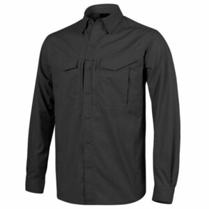 Košile s dlouhým rukávem Helikon-Tex® Defender MK2® Ripstop - černá (Barva: Černá, Velikost: XS) obraz