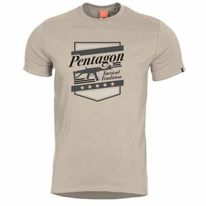 Pánské tričko PENTAGON® ACR - khaki (Barva: Khaki, Velikost: 3XL) obraz