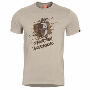 Pánské tričko PENTAGON® Spartan Warrior - khaki (Barva: Khaki, Velikost: 4XL) obraz