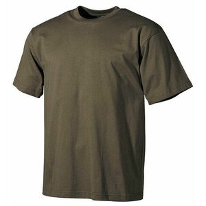 Bavlněné tričko US army MFH® s krátkým rukávem - oliv (Barva: Olive Green, Velikost: S) obraz
