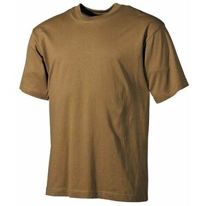 Bavlněné tričko US army MFH® s krátkým rukávem - coyote (Barva: Coyote, Velikost: S) obraz